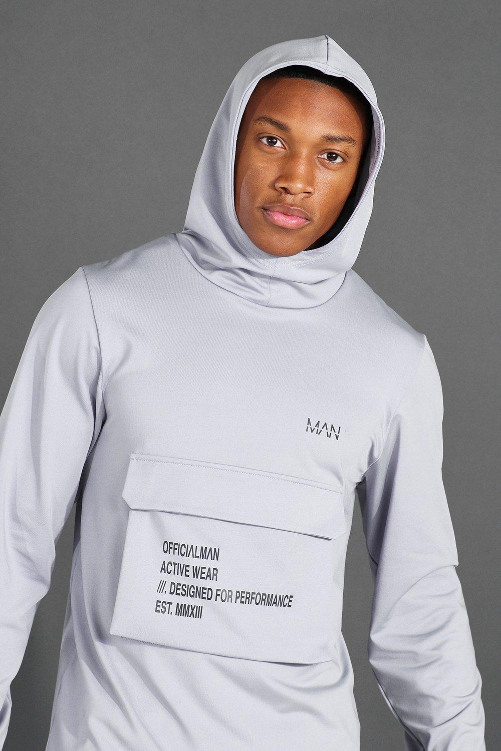 SUERGHWAX Waffle Hoodies Jacket For Men Button Down